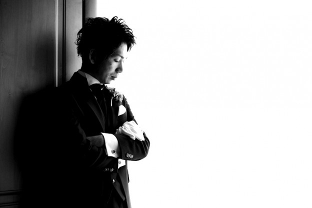 新郎の写真