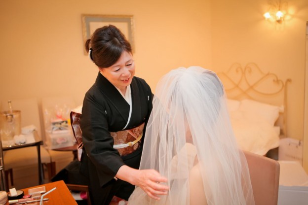 ベールダウン｜ブライズルームにて