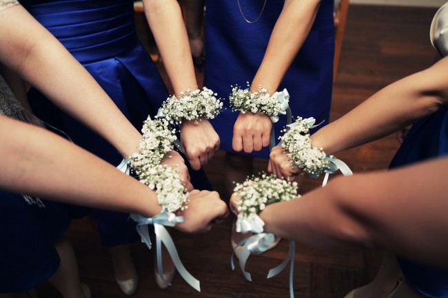 リストブーケ｜かすみ草