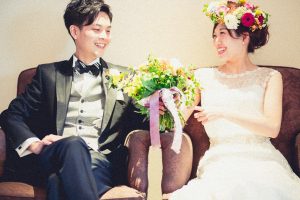 ブートニア｜ブーケ｜グランマニエの新郎