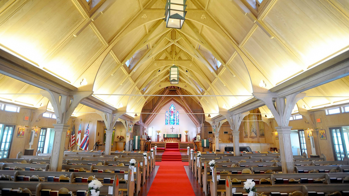 セント クレメンツ教会のリゾートウエディング ハワイで海外結婚式 東京都内の結婚式場探しなら 公式 東京ウエディングコンシェルジュ