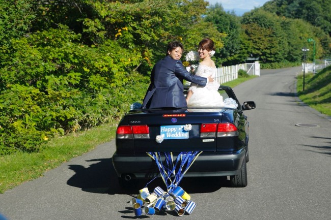 【結婚式の言伝え】お二人だけの特別車