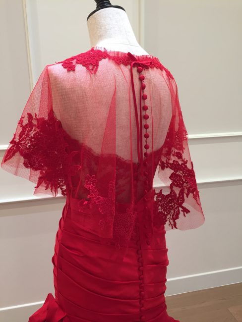 アレクサ｜赤｜カラードレス｜グランマニエのウエディングドレス