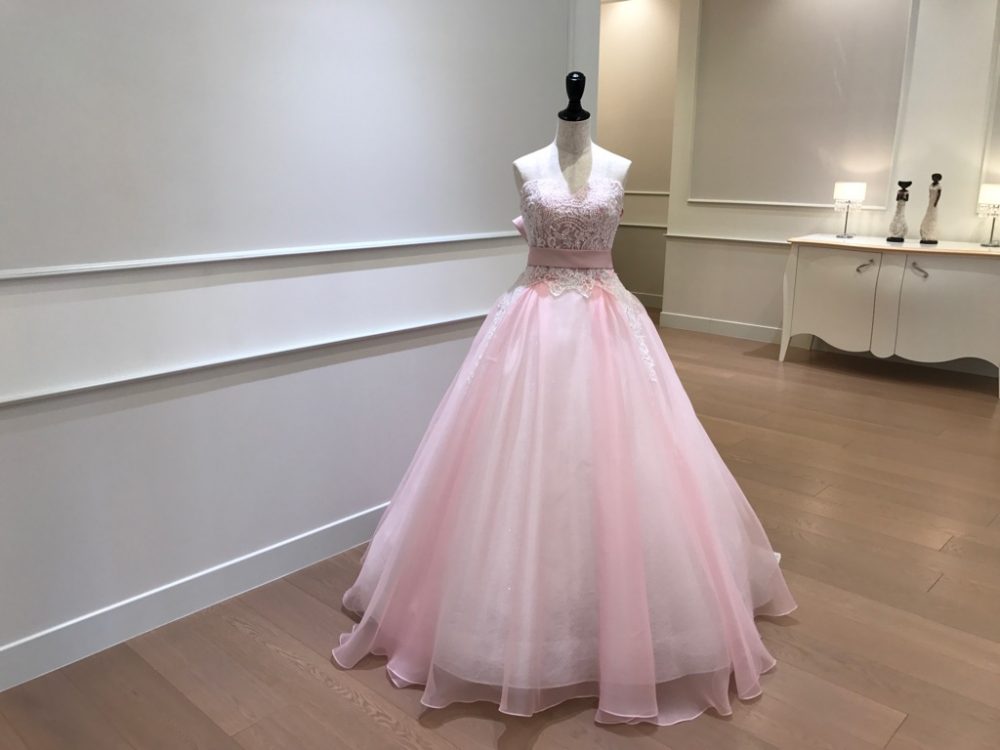 GARDENIA【ガルデニア】 憧れのプリンセス感あふれるピンクのカラードレスが入荷