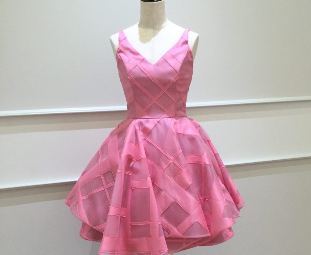LOCK HEART【ロックハート】華やかなピンクのミニスカードドレスが入荷