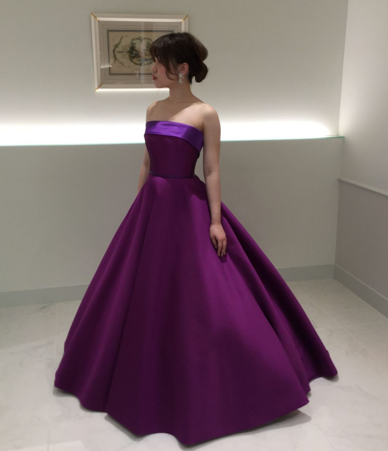 LORETTA｜Suzanne Neville｜granmanie | wedding dress | purple