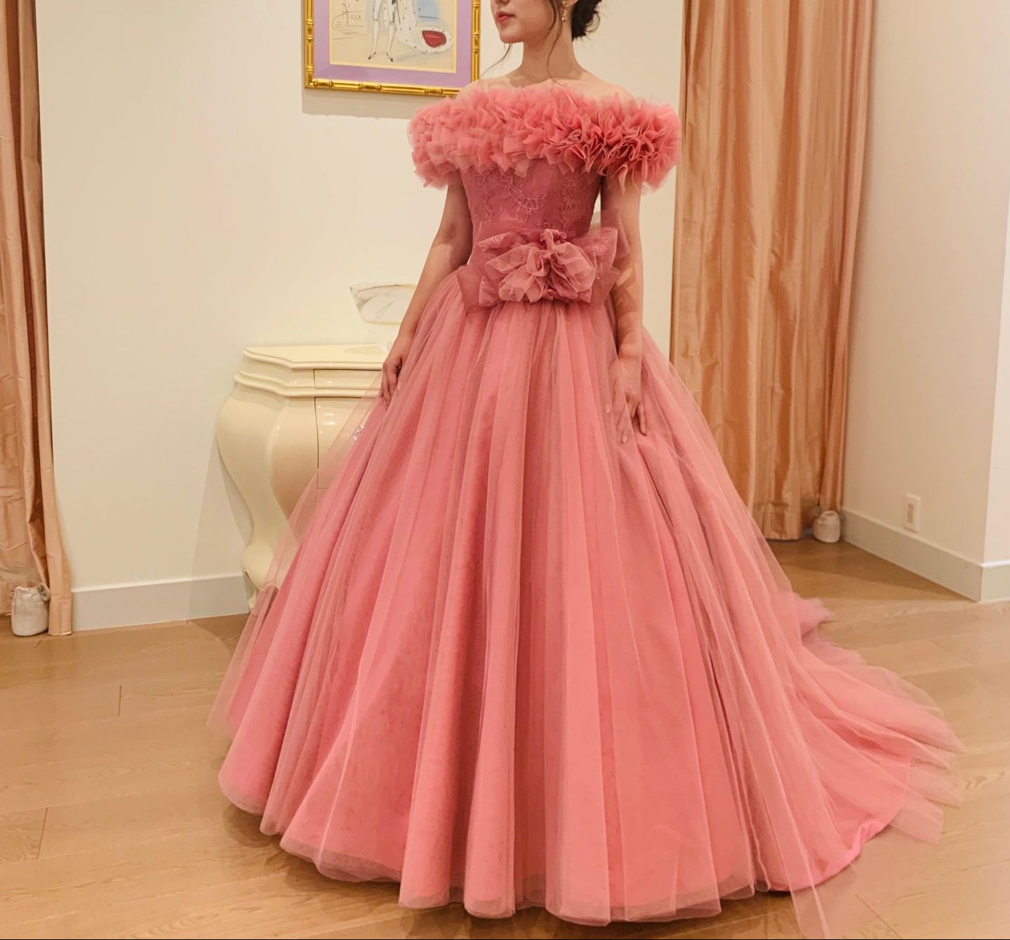 MOONLIGHT【ムーンライト】～ニュアンスカラー＜ピンク＞ドレスが届きました｜グランマニエ銀座・札幌