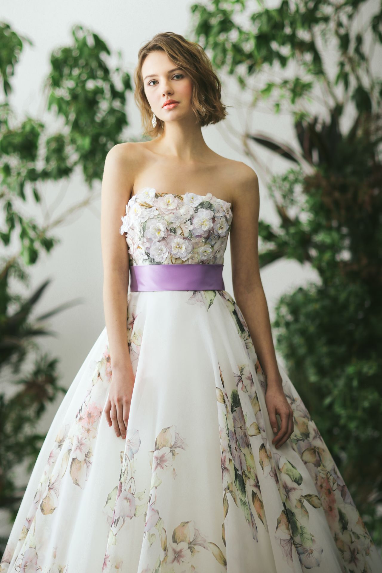 ASTRID | FIO COUTURE | granmanie | wedding dress | flower print