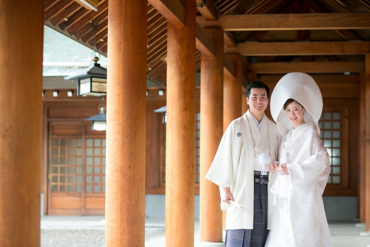 【REAL BRIDES】日本の伝統衣装を身にまとって　Shu♡Rika