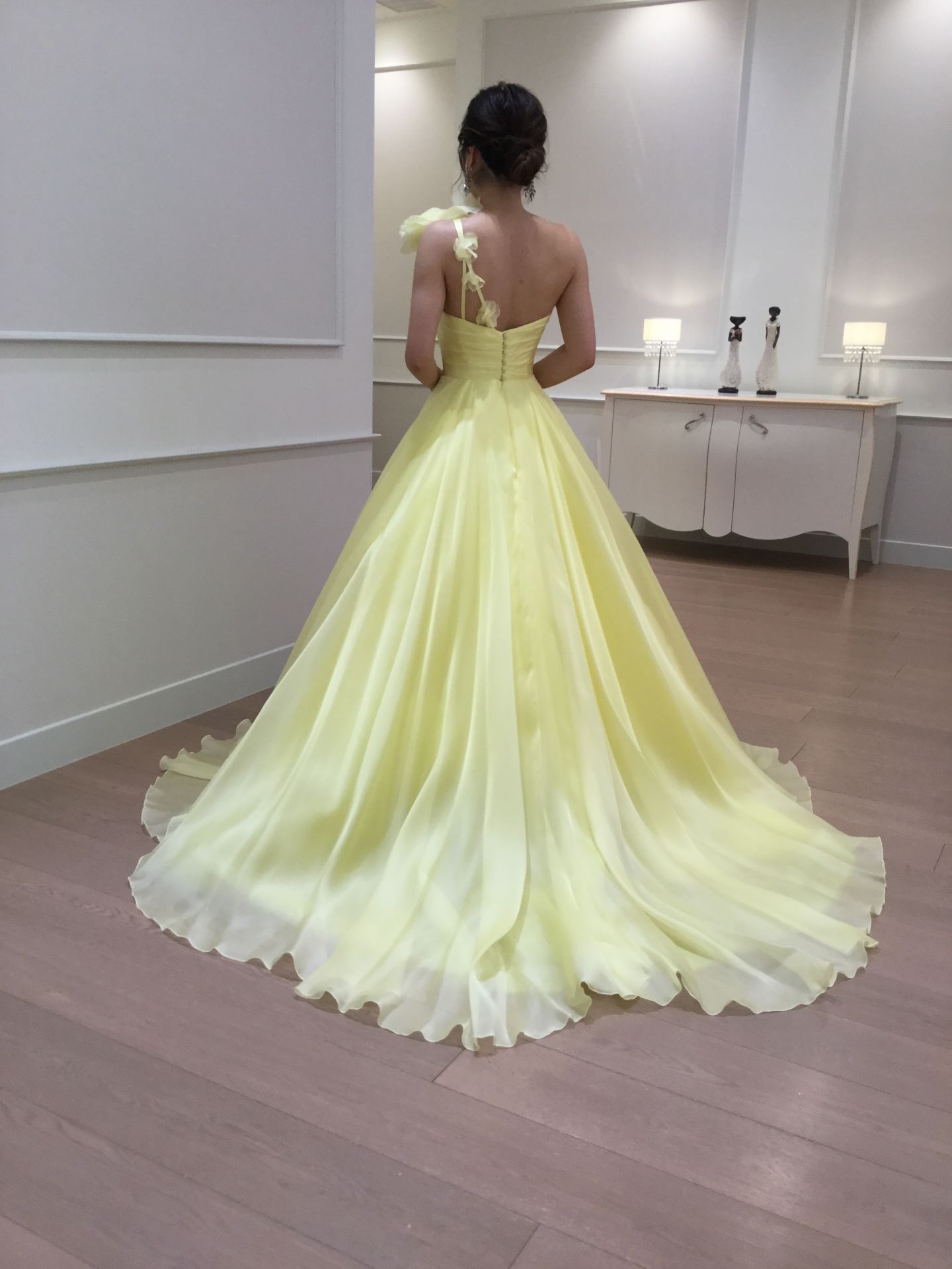 PEONY Yellow | FIO COUTURE | granmanie | wedding dress