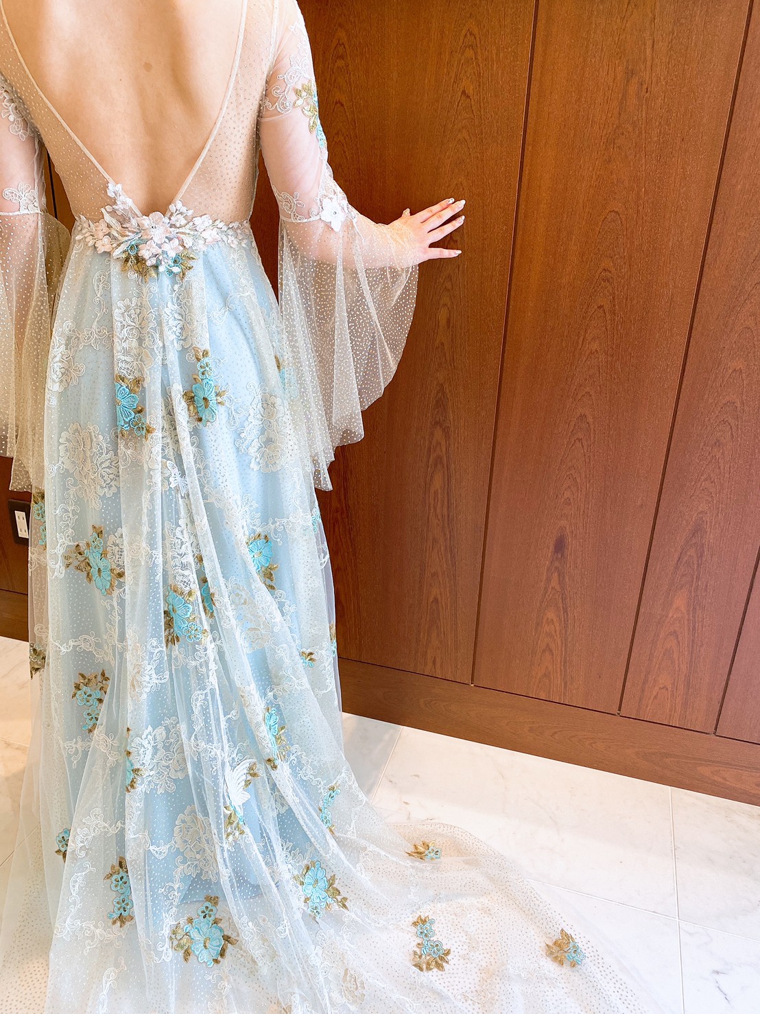 CHRYSALIS｜クレサリス｜CLAIRE PETTIBONE｜granmanie | wedding dress | blue
