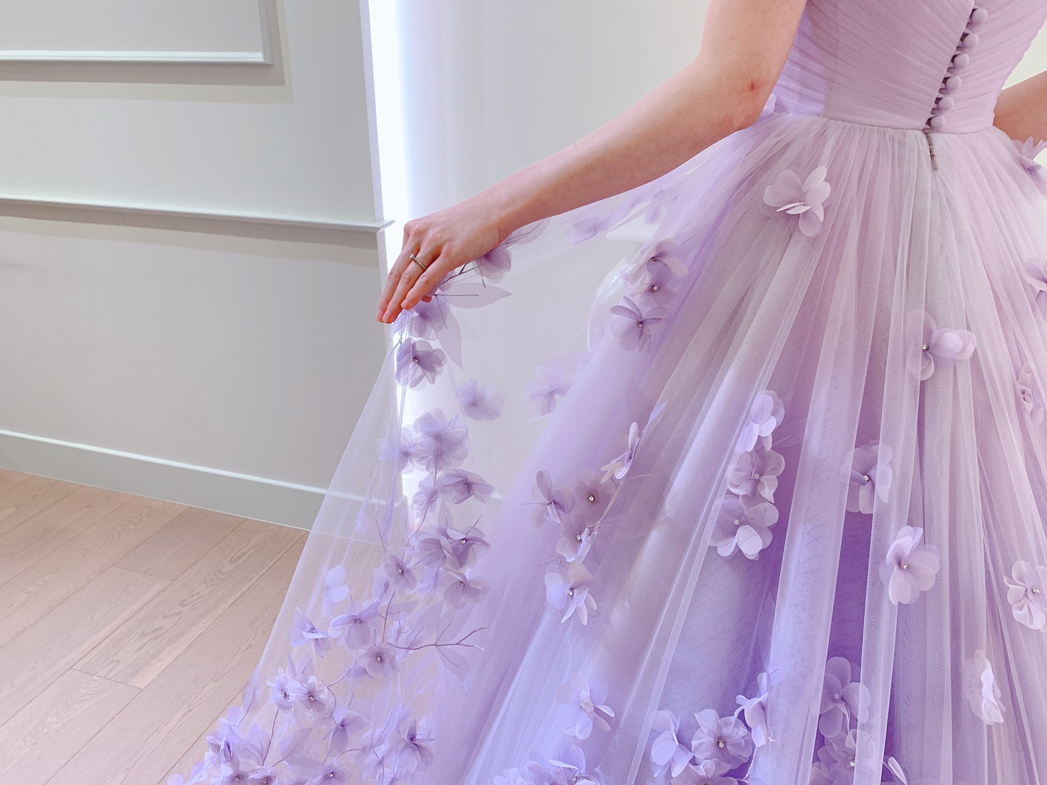 JULIETTE | SUZANNE NEVILLE | granmanie | wedding dress | purple