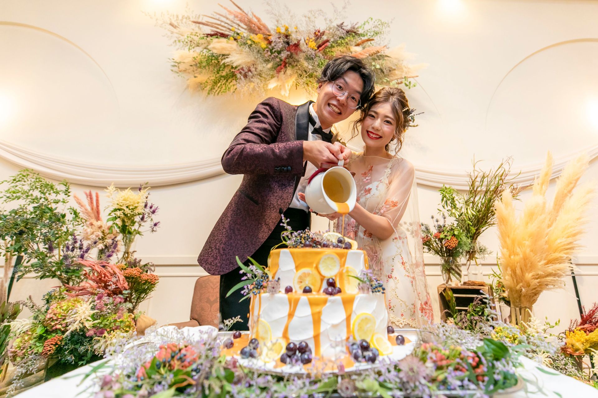 drip cake | party | bride&groom | granmanie