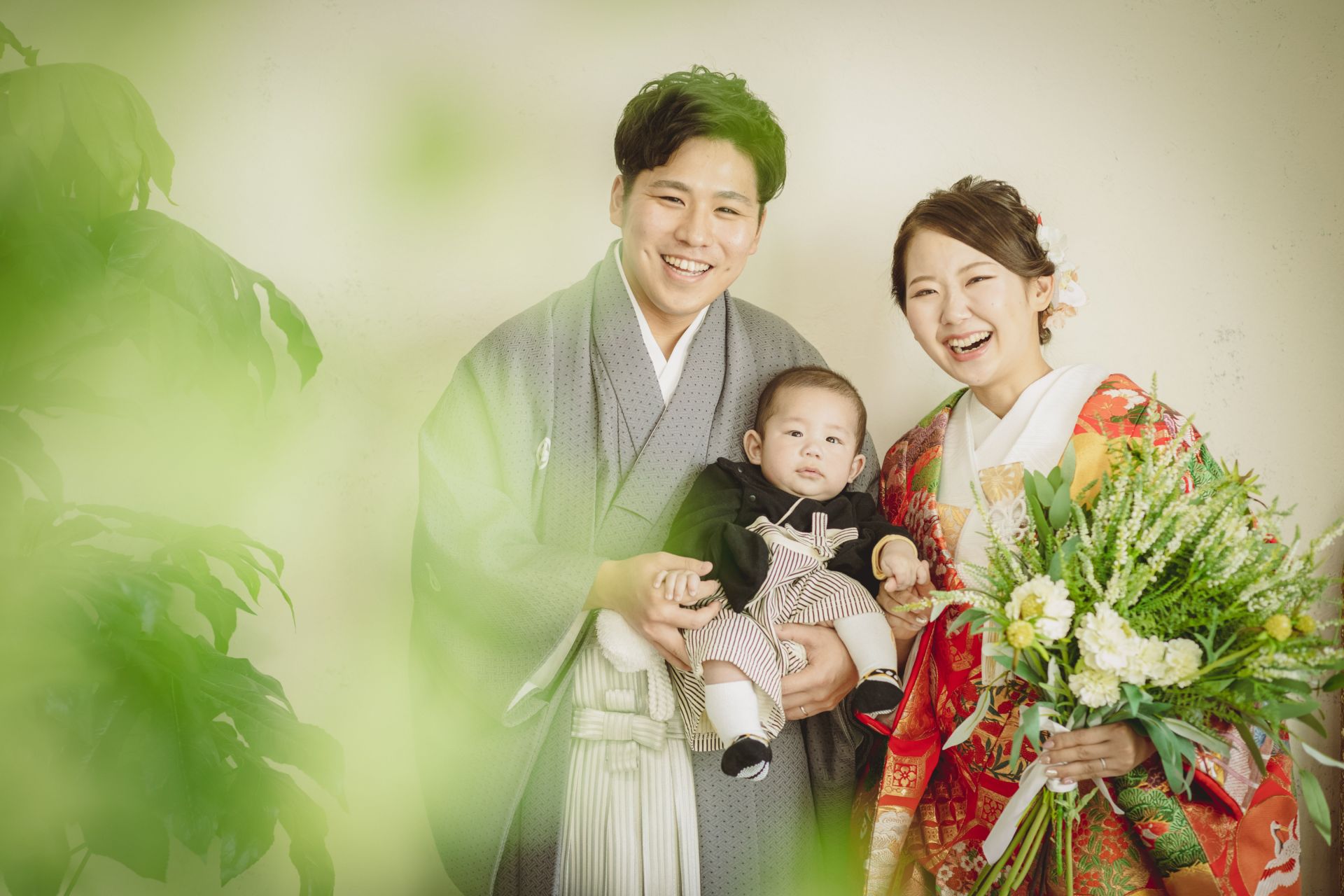kimono photo | family photo | 和装フォト | granmanie | 色打掛 | 袴