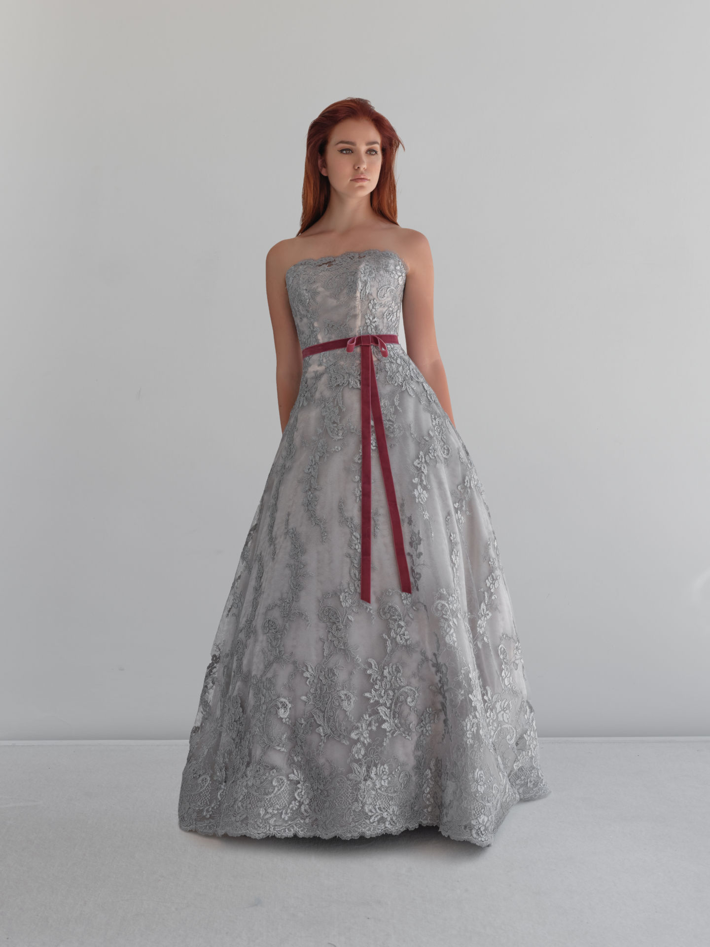 CRISTALLE | ROSANNA PERRONE | granmanie | wedding dress | gray