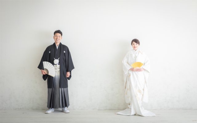 牡丹秋草紋 | 白無垢 | kimono photo | 和装フォト | NOBLE JAPAN | granmanie | Kazuhiro＆Saori