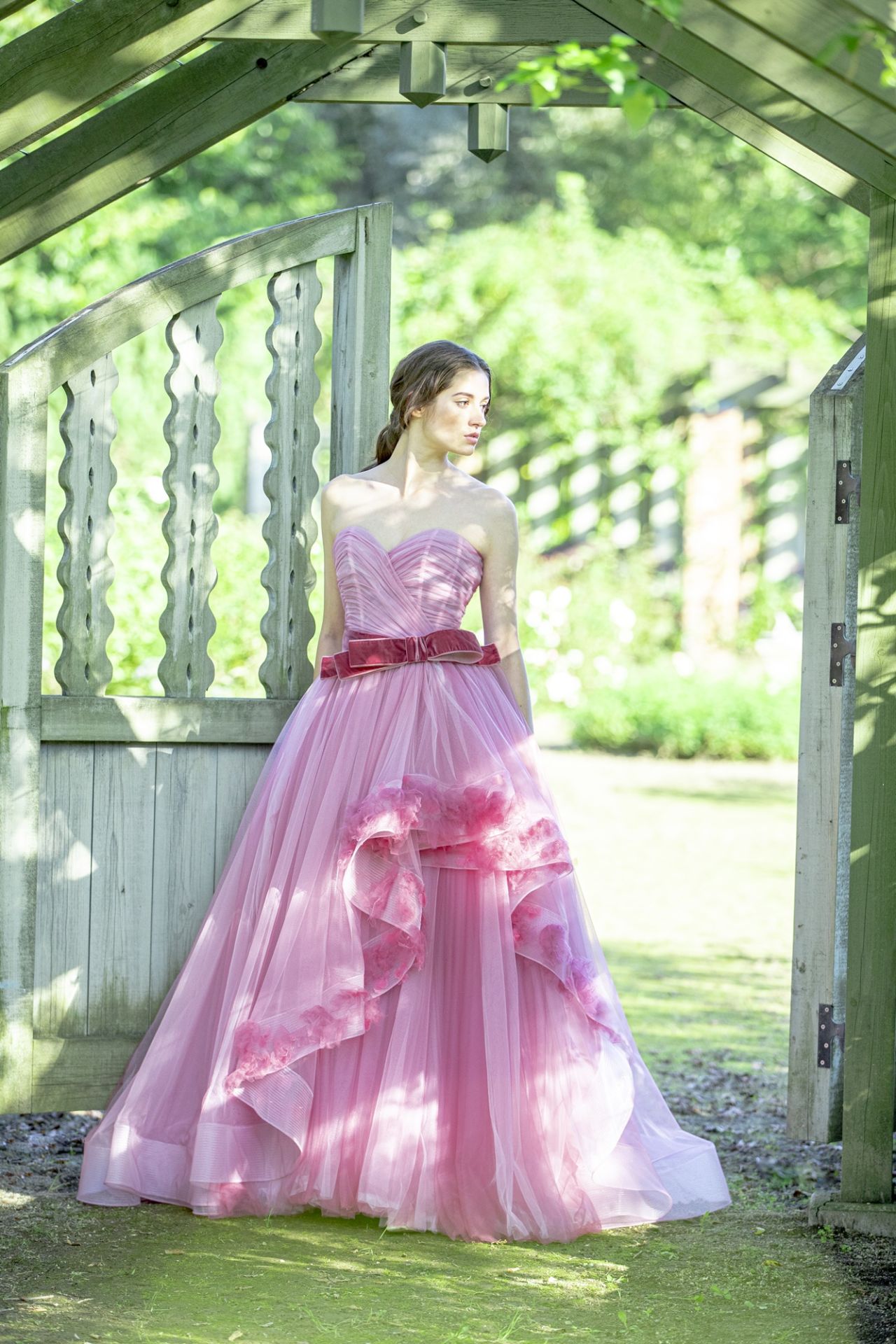 フォーマル/ドレスGRANMANIEウェディングドレス　ピンク