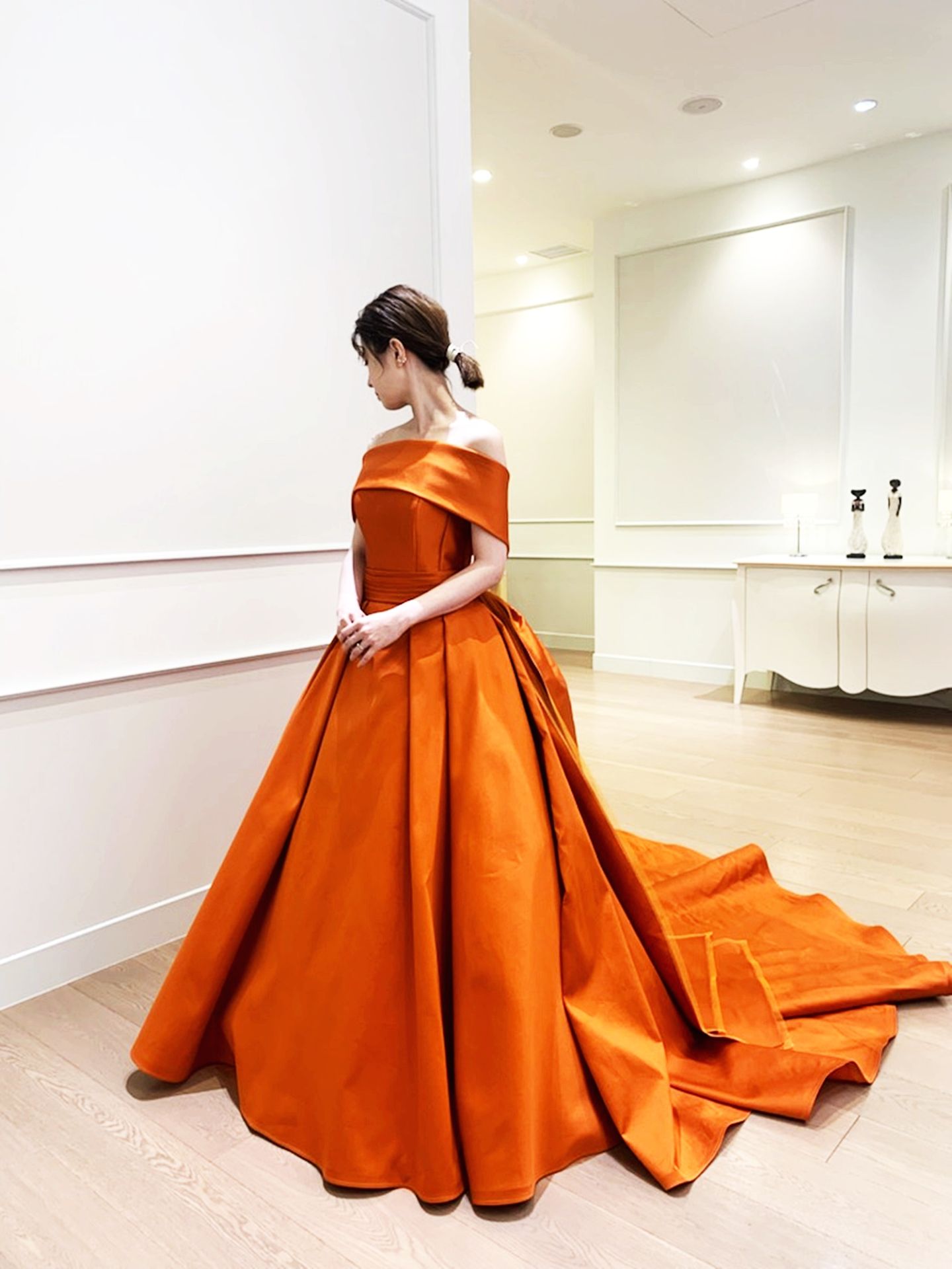 元の価格の販売 テラコッタオレンジドレス ドレス - LITTLEHEROESDENTISTRY